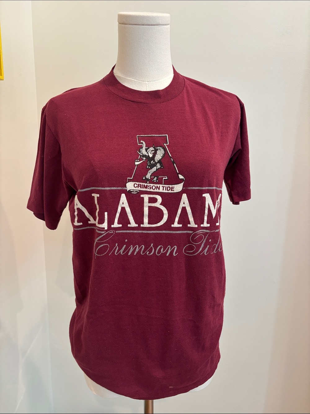 Vtg Alabama Graphic Tee Crimson Tide Size Medium